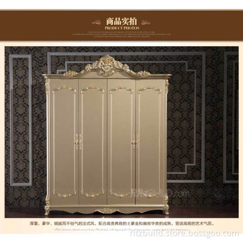 Ritz 2014 Bedroom Furniture Hot Selling High PVC Plaid Wardrobe Furniture/ Wardrobe